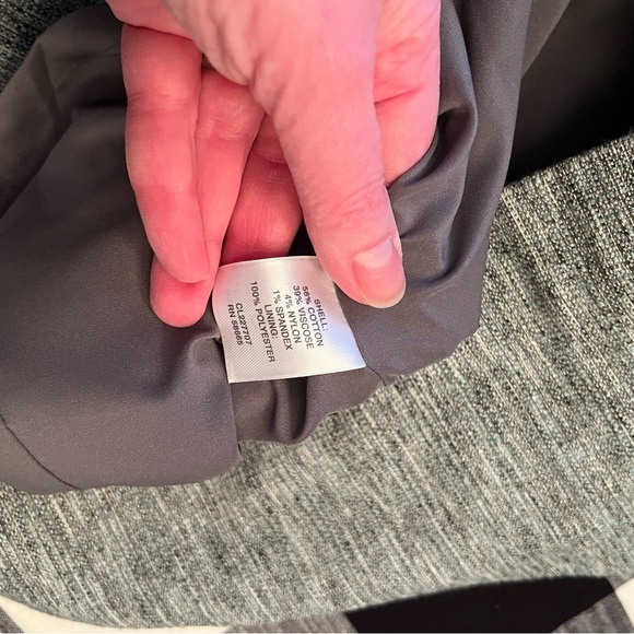 Classiques Entier Dress Women 10 Gray Tweed Ruffle Neck Sleeveless Sheath Career - Picture 5 of 9